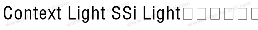 Context Light SSi Light字体转换